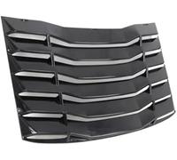 XYWOPO Protector de Cristal Trasero Panel Decorativo de persianas de Coche con Rejilla de Ventana Trasera, para Chevrolet, para Camaro 2016-2019(Black Gloss Style)
