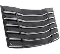 XYWOPO Protector de Cristal Trasero Panel Decorativo de persianas de Coche con Rejilla de Ventana Trasera, para Chevrolet, para Camaro 2016-2019(Black Primer Version)