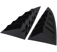 XYWOPO Protector de Cristal Trasero Rejilla de Ventana Trasera, 2 Piezas, Cubierta de persiana de Coche, moldura de ventilación Lateral, reemplazo, para Tesla Model 3 2023(Black Glossy Black)