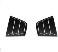 XYWOPO Protector de Cristal Trasero Rejilla de Ventana Trasera, para Dodge Charger 2011-2021, Cubierta de persiana Lateral de Coche, Pegatina de Ajuste Ciego, alerón(Black Matte Black)