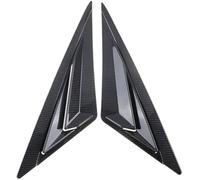 XYWOPO Protector de Cristal Trasero Rejilla de Ventana Trasera, para Hyundai, para Elantra 2021 2022, alerón embellecedor de Cubierta de persiana Lateral de Coche(Black Carbon Look)