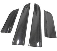 XYWOPO Protector de Cristal Trasero Rejilla de Ventana Trasera, para Porsche, para Macan, Protector Puerta Lateral Coche, Cubierta Placa Carbono, decoración embellecedor