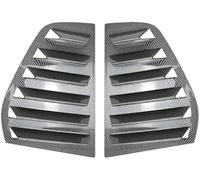 XYWOPO Protector de Cristal Trasero Rejilla de Ventana Trasera, para Volkswagen, para VW, para Golf 5 Mk5 GTI 2005 2006 2007,(Black Carbon Fiber Look)