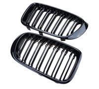 XYWOPO Reemplazo de parrillas delanteras de automóvil, negro brillante, for, for F25 F26 X3 X4 2014-2017 Car Styling Parrilla delantera para coche