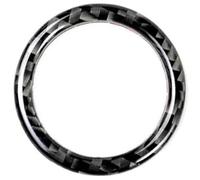 XYWOPO Reemplazo del botón de parada arranque motor, ajuste la cubierta etiqueta engomada decoración coche, para Bmw E90 E92 E93 320I Ajuste del interruptor de encendido(BLACK Only Ring 03)