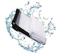 XYXHEII Lona con Ojales Exterior 3x9m, Lonas Impermeables Transparentes, Toldo De Aislamiento Cubierta, Resistente a Rayos UV A Prueba De Lluvia para Muebles, Jardín, Piscina