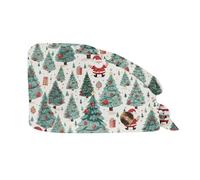 XYYYHTL Gorro Quirurgico Navidad Gorros Quirúrgicos Color Liso Gorro Turbante Ajustable Médico Enfermera Gorro Quirofano Reutilizable Gorro de Cirugía para Pelo Largo Corto Gorro de Trabajo Unisex