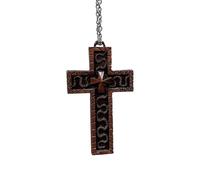 XYYYHTL Thanos Collar Cruz Thanos Juego De Calamar Que Se Abre collar en forma de cruz con compartimento secreto, cruz antigua, colgante de personaje de diez formas, collares con diseño de 3D