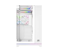 XYZ Tesseract A-RGB Torre gaming/ 4x ventiladores/ 3D ultra-panoramico/ BTF/ USB-C/ ATX Blanca