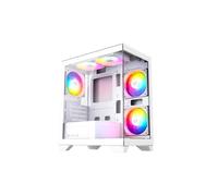 Xyz titanium view lite cristal templado, 6x ventiladores a-rgb de 120