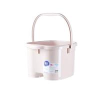 XYZMDJ Rosa Pie de hidromasaje, portátil Relajación del pie del masaje del balneario, gran cuenca del pie aumentada, camping al aire libre