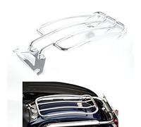 XYZMT Portaequipajes Cromado para Asiento Individual para Harley Davidson Touring Road King FLHR Touring 1997-2022 (Cromo)