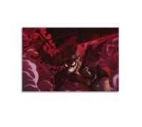 XZCEWSS Póster decorativo de anime Black Clover Asta para pared e impresión artística moderna para dormitorio familiar, 50 x 75 cm