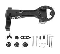 Xzcvalimn Soporte para computadora de Ciclismo, Soporte de Manillar Integrado de aleación de Aluminio, diseño de extensión ergonómico para ciclocomputadoras y cámaras de acción