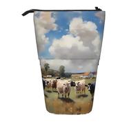 XZDAL A Large Farm. Estuche con diseño expandible, almacenamiento portátil y ligero para artículos de papelería, artículos pequeños