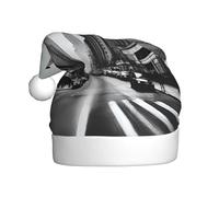 XZDAL aCity Street - Sombrero de Navidad para adultos, accesorio de disfraz de fiesta de vacaciones para festivales y eventos