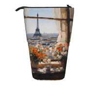 XZDAL Beautiful Pylons in The Distance - Estuche para lápices con diseño expandible, portátil y ligero, almacenamiento para artículos de papelería, objetos pequeños