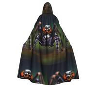 XZDAL Capa con capucha de arañas tropicales de la selva tropical para adultos, para Halloween, cosplay, fiesta de máscaras