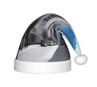 XZDAL City Street Festival - Sombrero de Papá Noel de tacto suave para fiestas de vacaciones, accesorios de disfraces, decoración