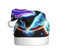 XZDAL Cosmic Stars - Sombrero de Navidad para adultos, accesorio de disfraz de fiesta de vacaciones para festivales y eventos