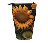 XZDAL Estuche para lápices con diseño expandible, portátil y ligero para artículos de papelería, artículos pequeños