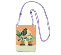 XZDAL Green Turtleback - Bolso cruzado para teléfono móvil para mujer, moderno y ajustable, ligero para el uso diario, Purple, Talla única