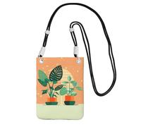 XZDAL Green Turtleback - Bolso cruzado para teléfono móvil para mujer, moderno y ajustable, ligero para el uso diario, Black, Talla única