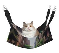 XZDAL Hamaca aterciopelada suave aUrban Jungle M para gatos y mascotas, ajustable con ganchos de metal, doble cara para máxima comodidad
