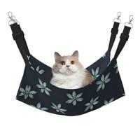 XZDAL Hamaca aterciopelada suave y hermosa camelia M para gatos y mascotas, ajustable con ganchos de metal, doble cara para máxima comodidad