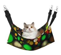 XZDAL Hamaca universal de camuflaje de textura suave aterciopelada L para gatos y mascotas, ajustable con ganchos de metal, doble cara para máxima comodidad