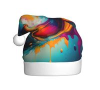 XZDAL Surreal Enigma - Sombrero de Navidad para adultos, accesorio de disfraz para festivales y eventos