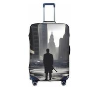 XZDCAL Aftermath - Funda para maleta de equipaje. La funda no incluye la maleta en sí, White, XL