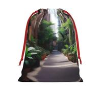 XZDCAL aUrban Jungle - Bolsa de almacenamiento de felpa con cordón para festivales y uso diario