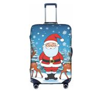 XZDCAL Bonita funda de maleta de ciervo de Navidad. La funda no incluye la maleta en sí, White, M