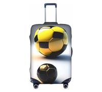 XZDCAL Dos balones de fútbol de diferentes tamaños para maleta. La funda no incluye la maleta en sí, White, S