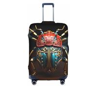 XZDCAL Funda colorida para maleta de equipaje Beetle. La funda no incluye la maleta en sí, White, XL