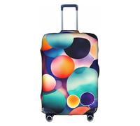 XZDCAL Funda para maleta de equipaje con patrón de acuarela. La funda no incluye la maleta en sí, White, L