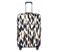 XZDCAL Funda para maleta de equipaje con triángulos africanos blancos. La funda no incluye la maleta en sí, White, S