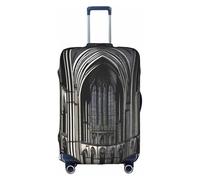 XZDCAL Funda para maleta de equipaje de catedrales góticas. La funda no incluye la maleta en sí, White, S