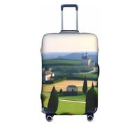XZDCAL Funda para maleta de equipaje de paisajes franceses. La funda no incluye la maleta en sí, White, S