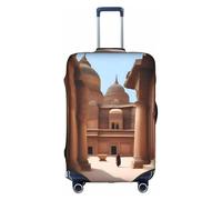 XZDCAL Funda para maleta de equipaje de patrimonio cultural. La funda no incluye la maleta en sí, White, L