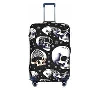 XZDCAL Funda para maleta de equipaje de Weird Heads. La funda no incluye la maleta en sí, White, S