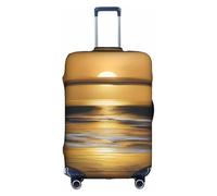 XZDCAL Funda para maleta de equipaje Golden Horizon. La funda no incluye la maleta en sí, White, M