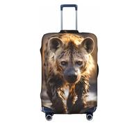 XZDCAL Funda para maleta de equipaje Lone Hyena. La funda no incluye la maleta en sí, White, M