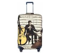 XZDCAL Funda para maleta de equipaje Musical Moments. La funda no incluye la maleta en sí, White, M