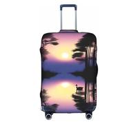 XZDCAL Funda para maleta de equipaje Peaceful Dawn. La funda no incluye la maleta en sí, White, XL