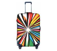 XZDCAL Funda para maleta de equipaje Pop Art Burst. La funda no incluye la maleta en sí, White, L