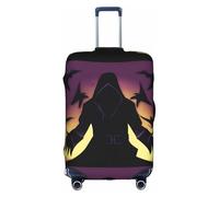 XZDCAL Funda para maleta de equipaje SinisterShadows. La funda no incluye la maleta en sí, White, S