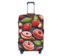 XZDCAL Funda para maleta de equipaje Tasty Wonders. La funda no incluye la maleta en sí, White, S