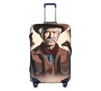 XZDCAL Funda para maleta de equipaje Western Icons. La funda no incluye la maleta en sí, White, M